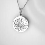 Featuring stunning craftsmanship, this pendant resonates with positivity and hope. The dandelion itself serves as a timeless symbol of wishes, capturing the essence of longing and aspirations. Wearing this pendant allows you to keep your dreams close to your heart.
